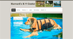 Desktop Screenshot of harvardsk9center.com